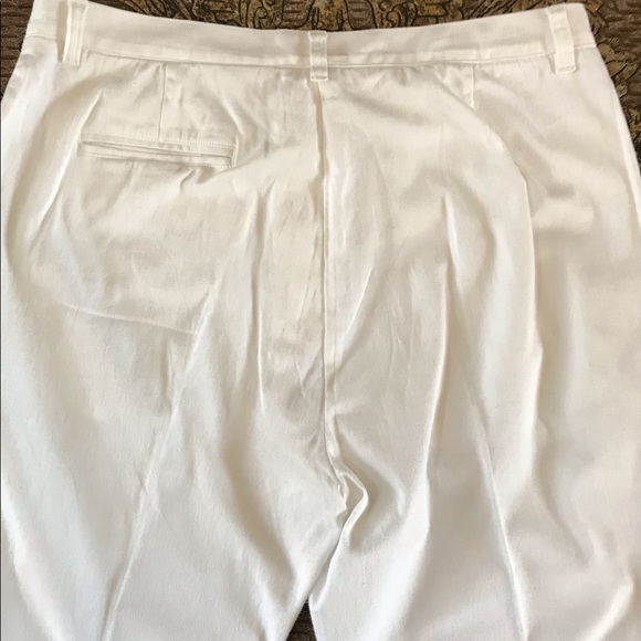 J Peterman White Capri Pant GUC Sz 16 - Picture 4 of 7
